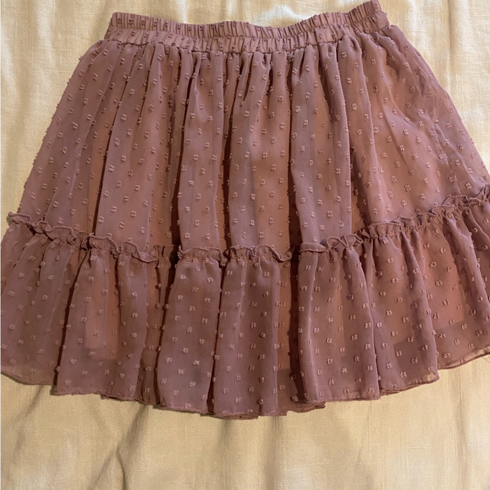 Purple Shein skirt
